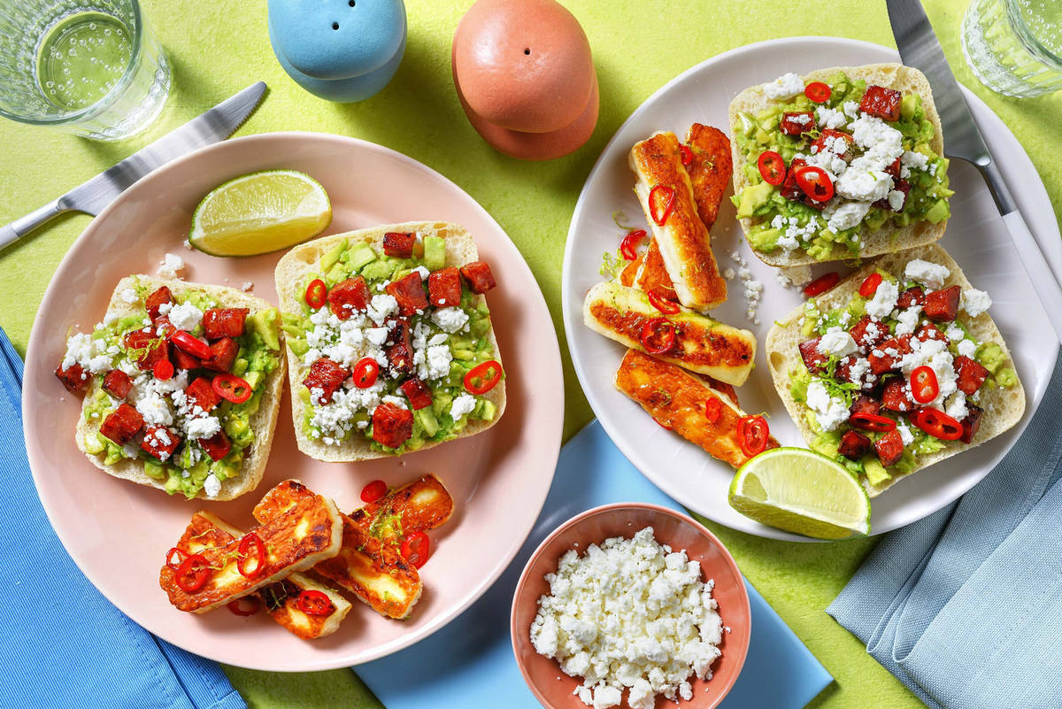 Mother's Day Brunch Chorizo Loaded Avo Toast