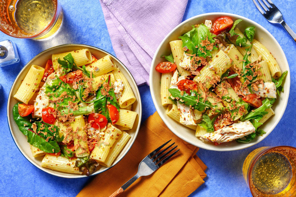 Honey-Mustard Chicken Pasta Salad