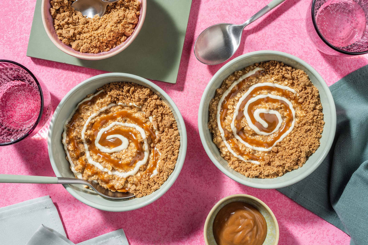 Cinnamon Bun Style Oats