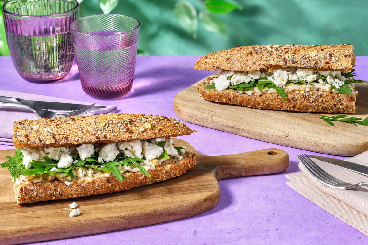 Goat's Cheese and Walnut Mayo Baguette