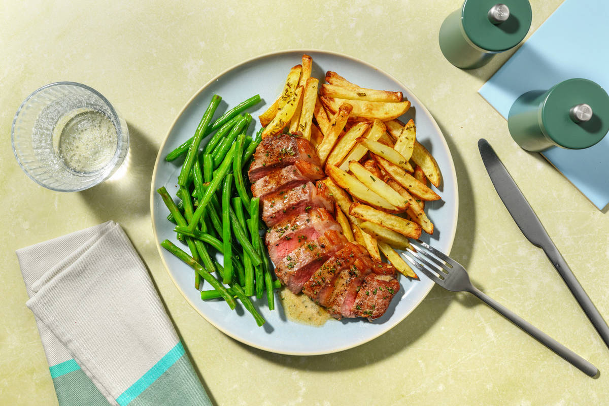 Chicken Breast and Hand-cut Rosemary Chips