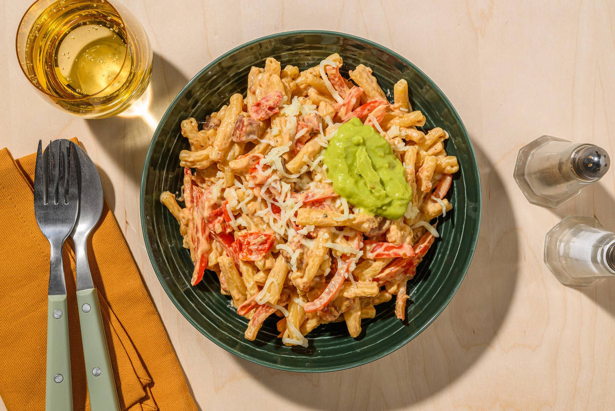 Romige casarecce met chorizo