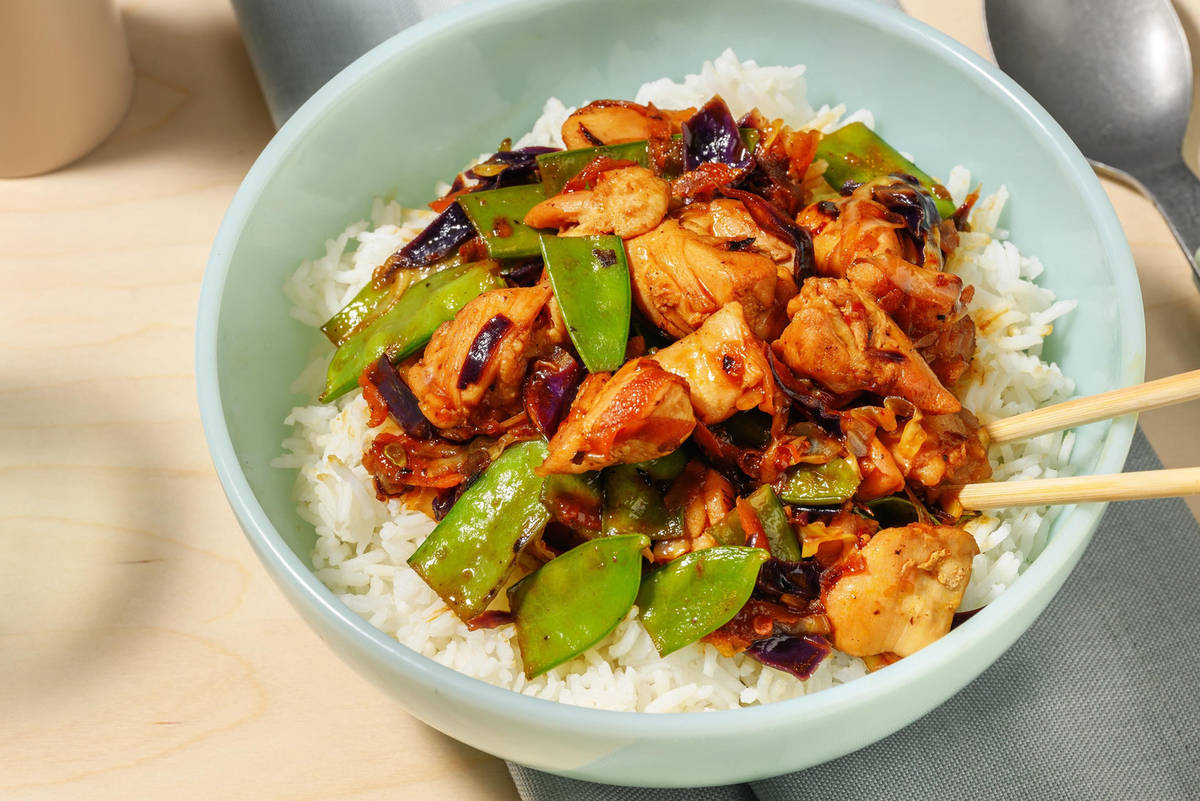 Sambal Teriyaki Chicken Stir-Fry