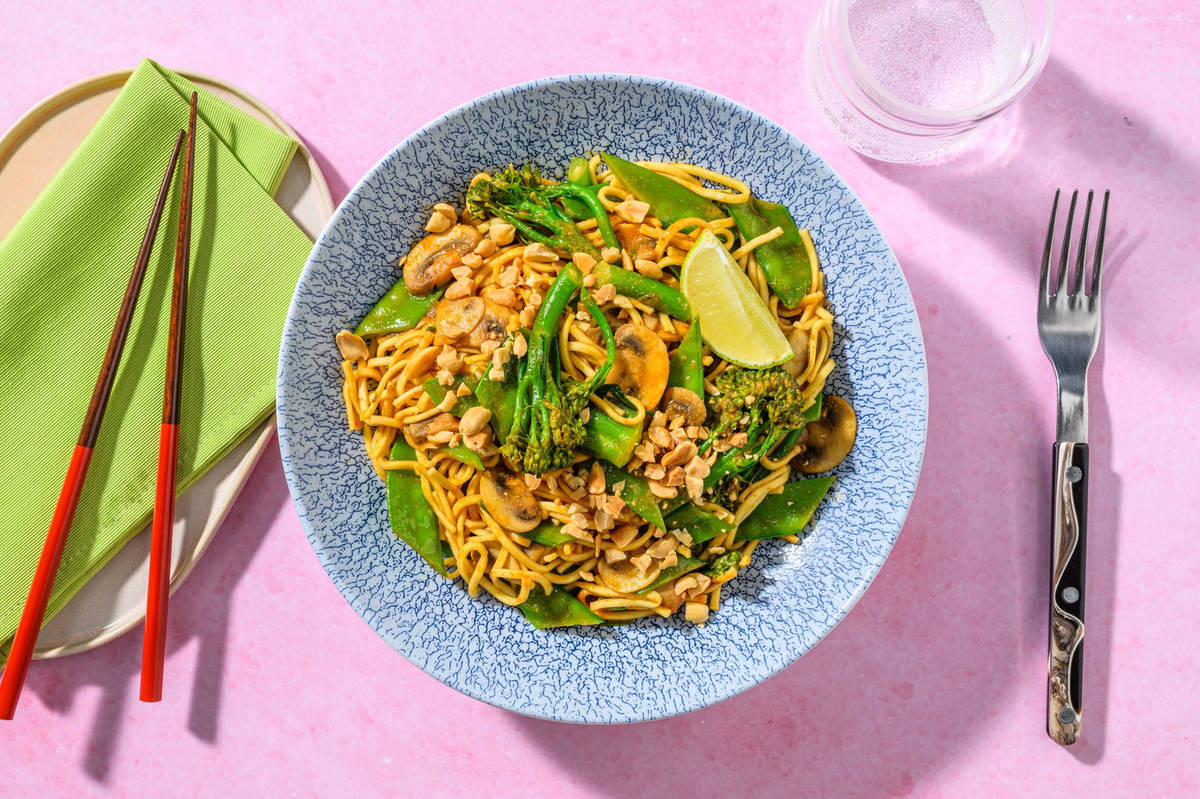 Veggie Peanut Noodle Stir-Fry