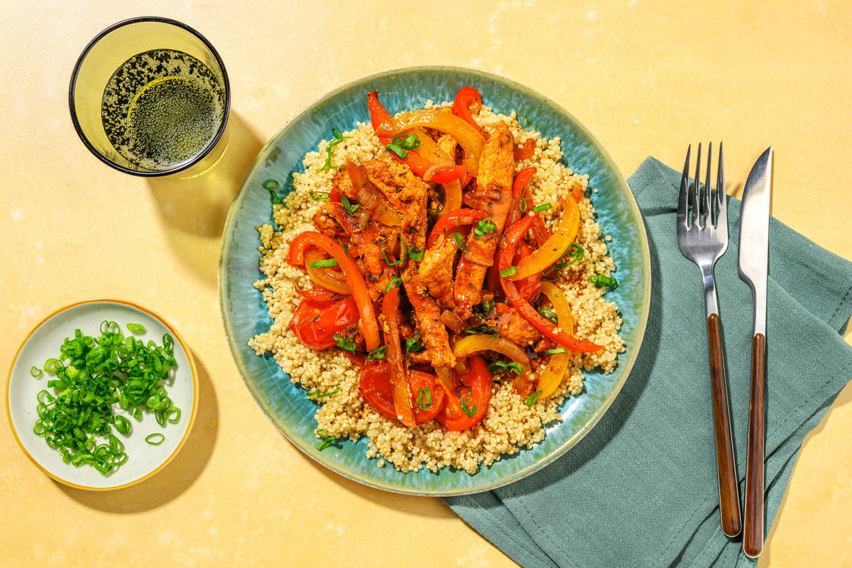 Lomo saltado con verduras estilo peruano