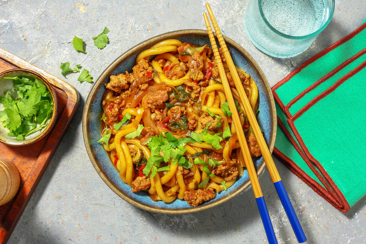 Pak Choi Pork Mince Noodles