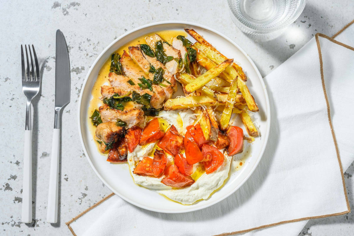 Middelhavsinspireret svinekød i citronsauce