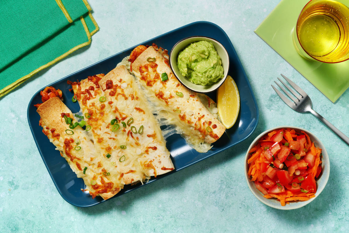 Cheesy Chicken Enchiladas
