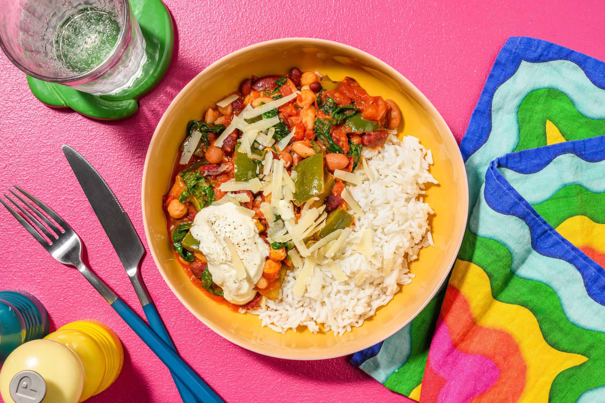 Speedy Veggie Beany Stew