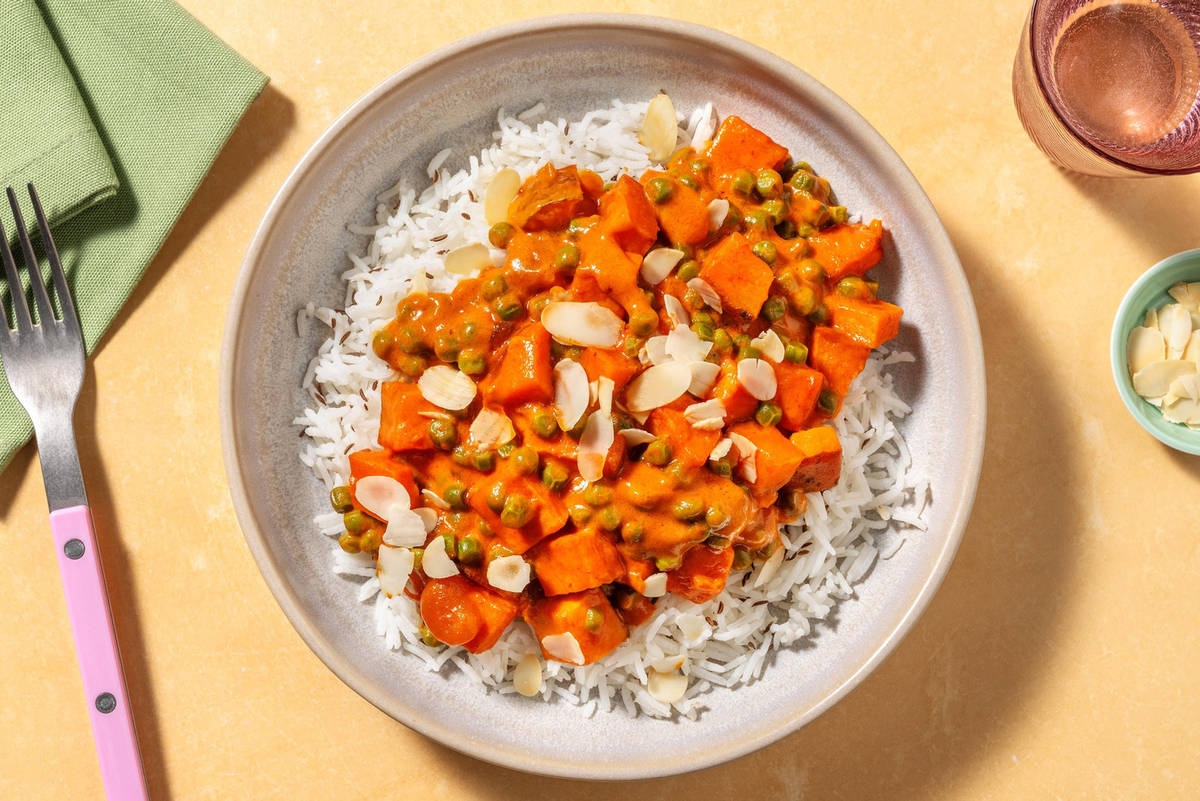 Prawn and Sweet Potato Pasanda Spiced Curry