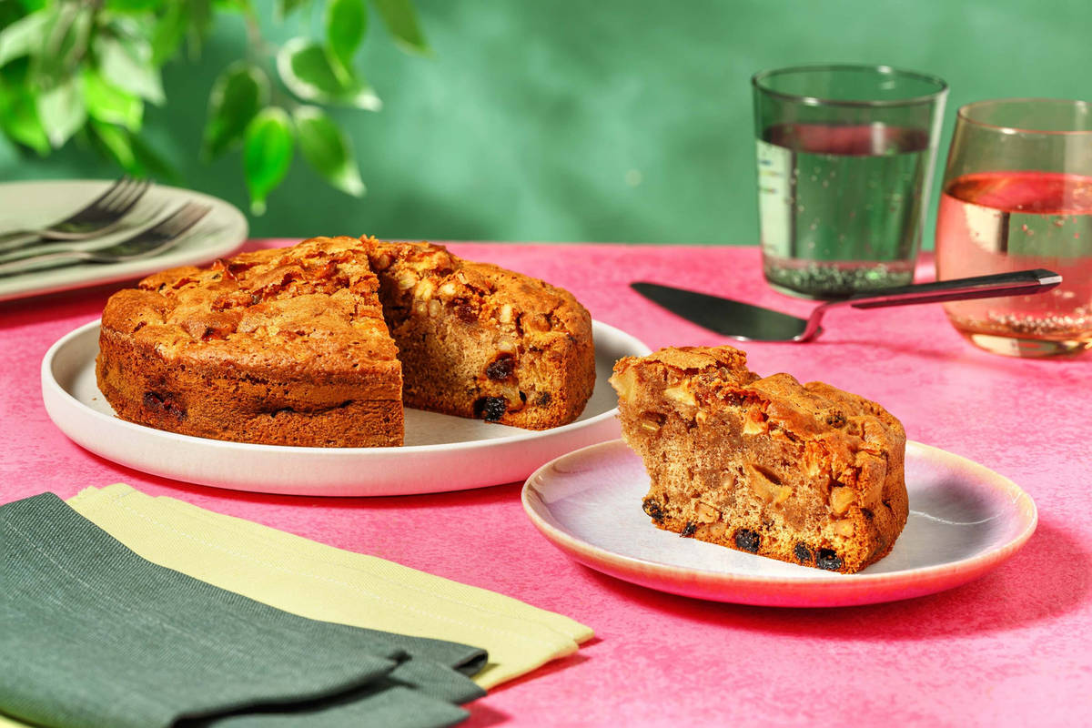 Torta strüdel alle mele e uvetta