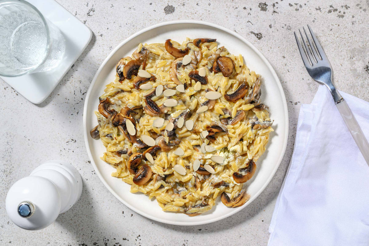 Orzotto crémeux forestier