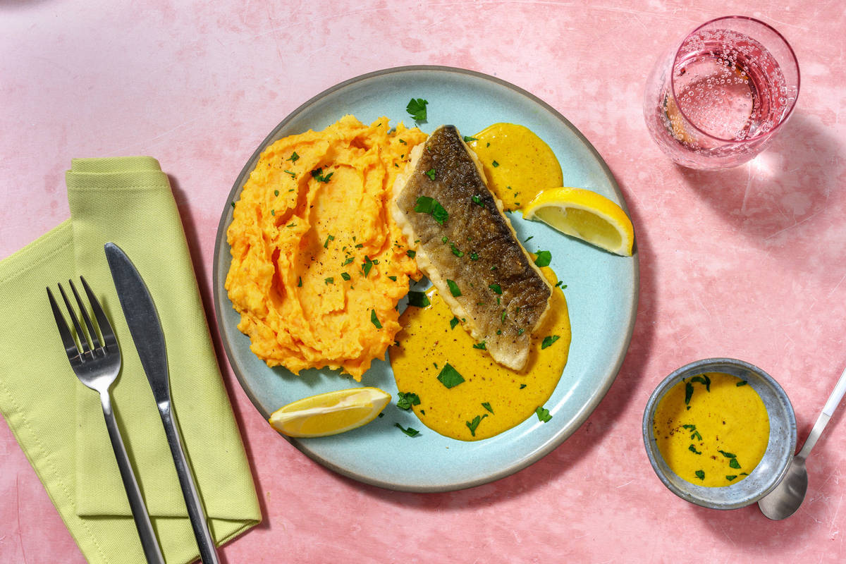 Lieu & sauce curry-citron façon bistrot