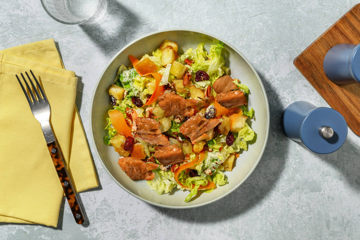 La Croquante Végé : émincés veggie & pécans