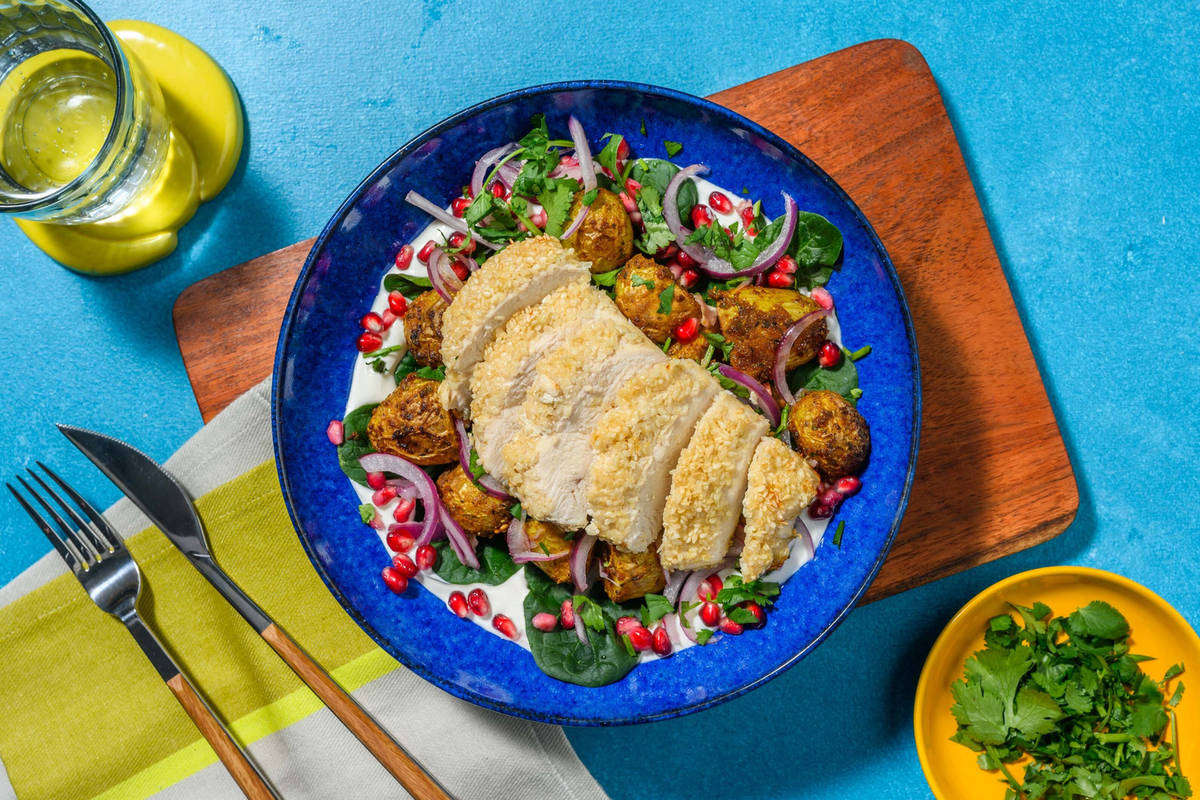 Sesampaneret kylling