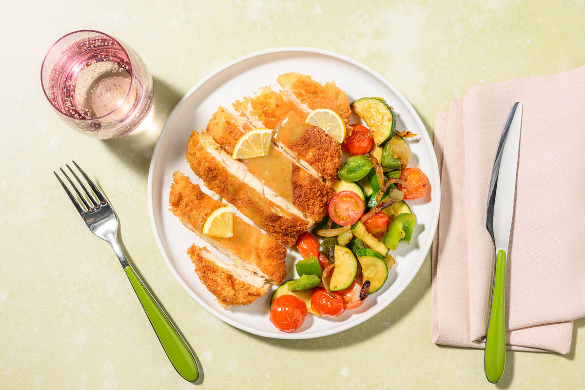 Nuestra versión del extra de pollo crujiente al limón