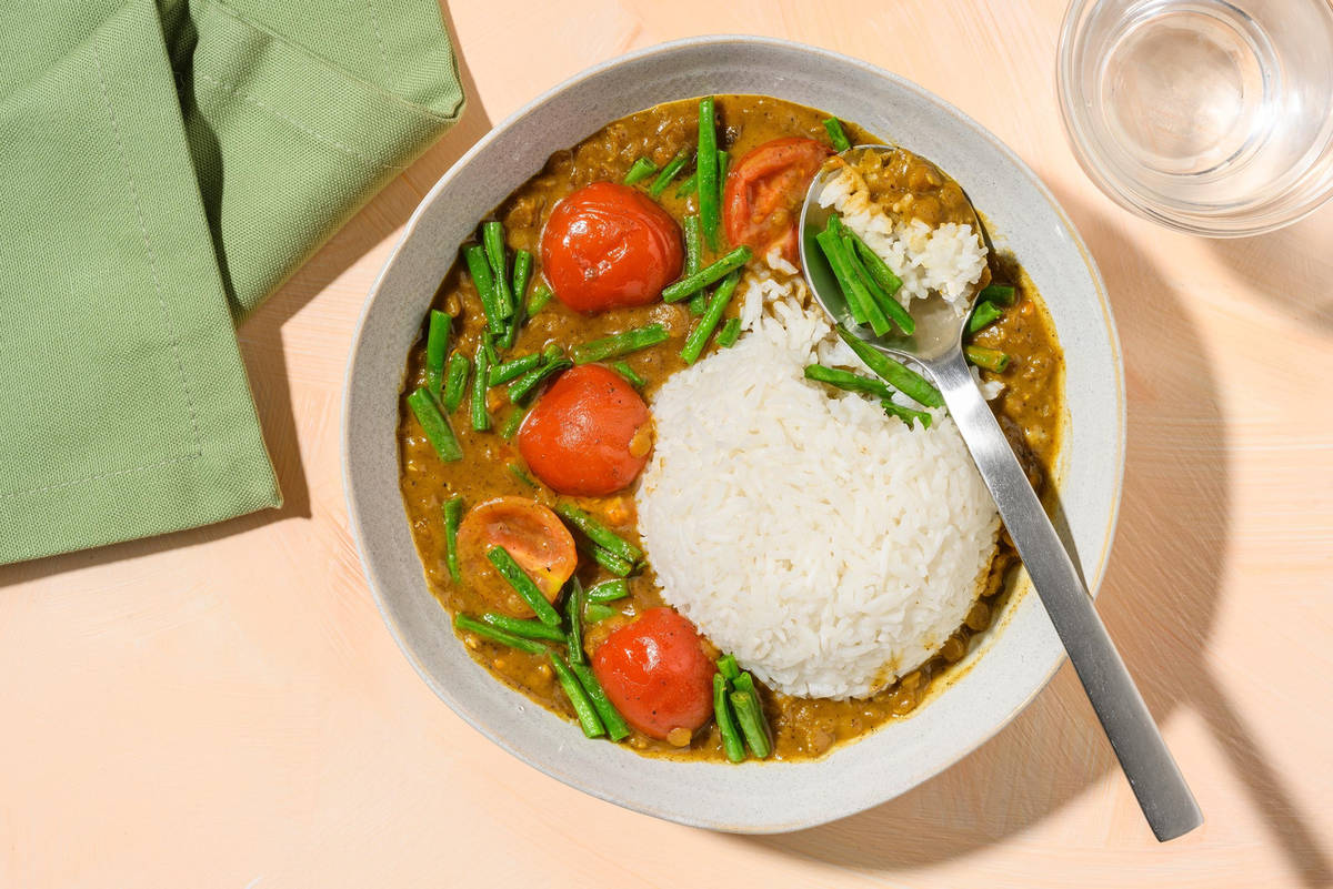 Butter Paneer, Lentil and Tomato Curry