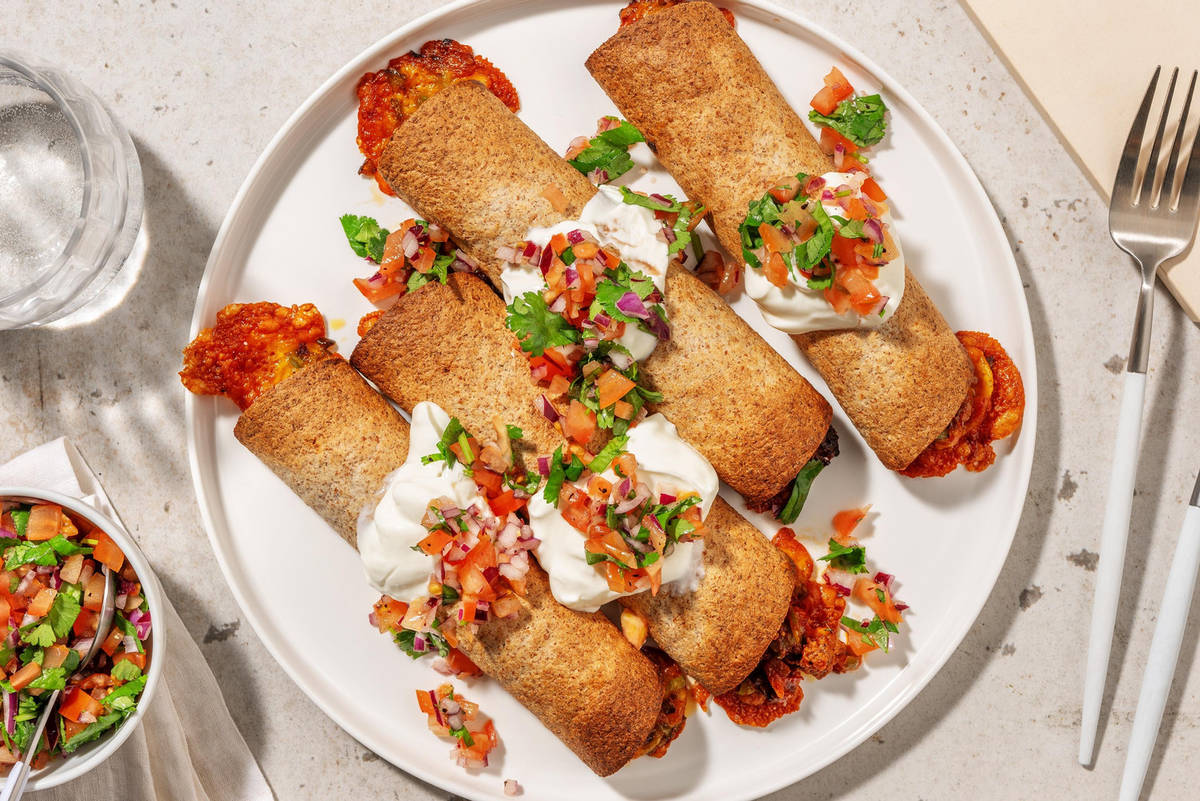 Taquito's met rundergehakt en kaas