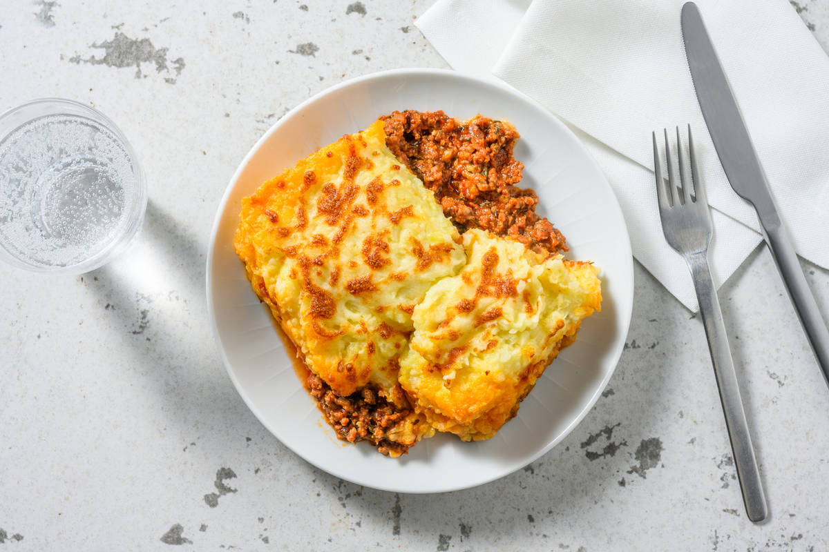 Parmentier de bœuf & purée de chou-fleur