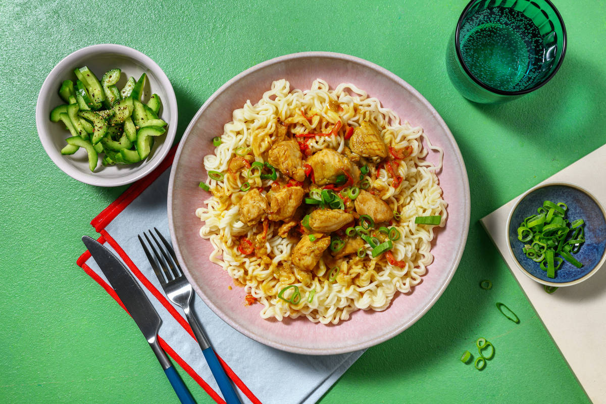Bicol express philippin : poulet & coco