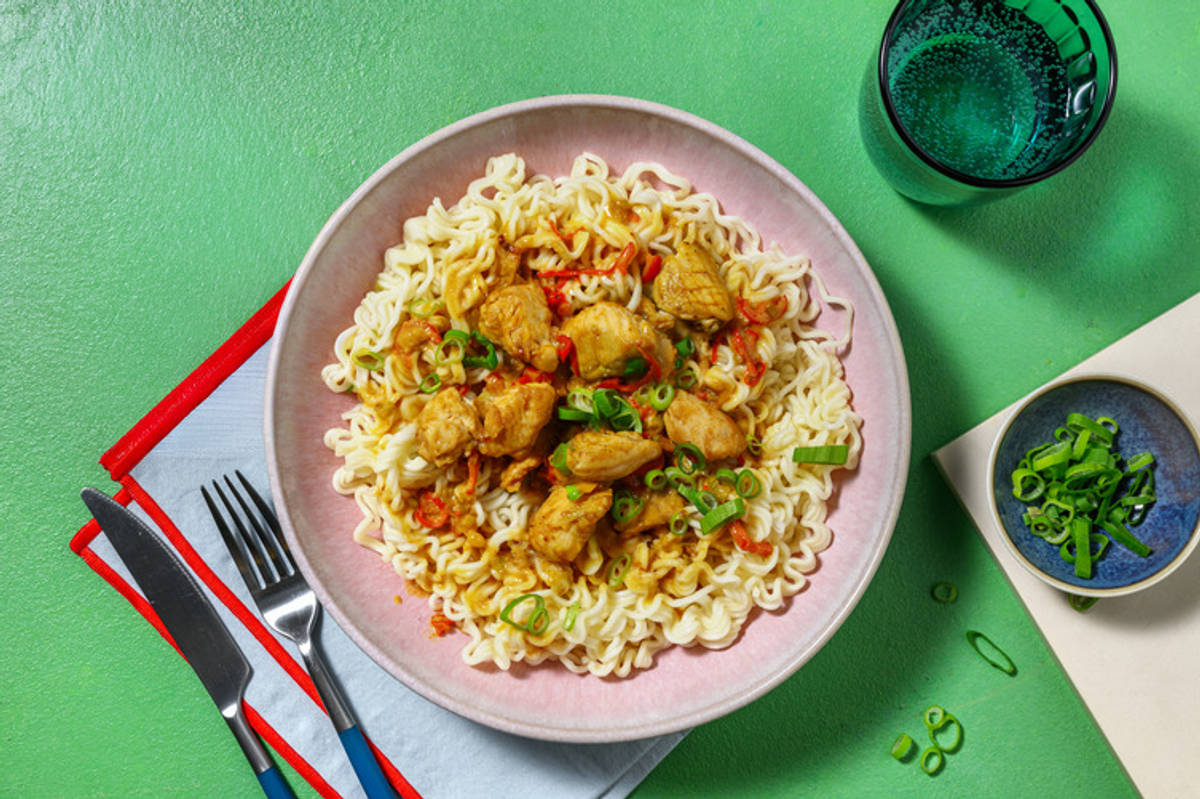Bicol express filipino: pollo al coco
