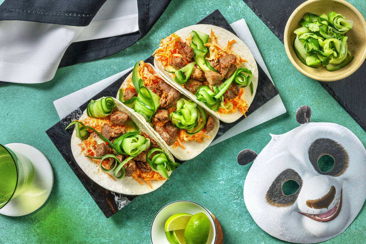Kung Fu Wraps au bœuf & sauce soja