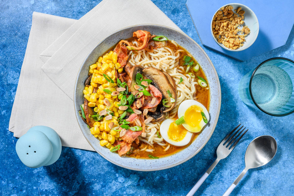 Miso ramen express au porc & soja