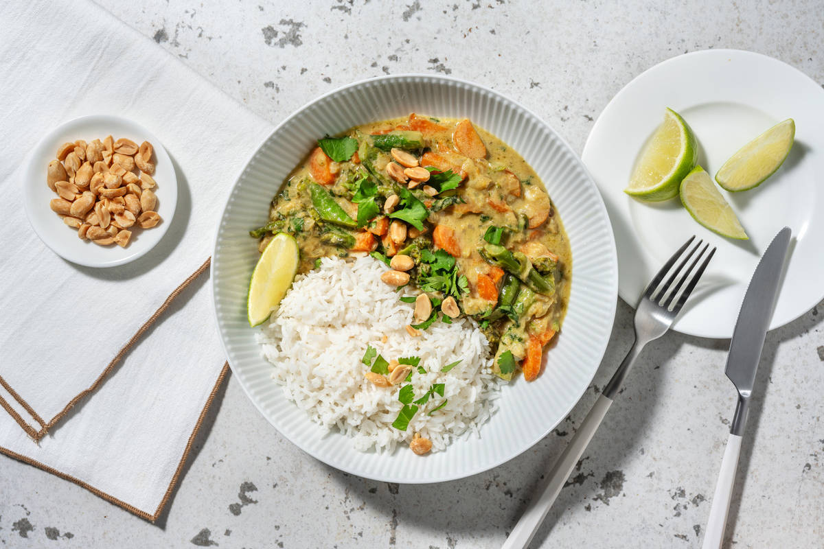 Curry Green Power au broccolini à la thaï