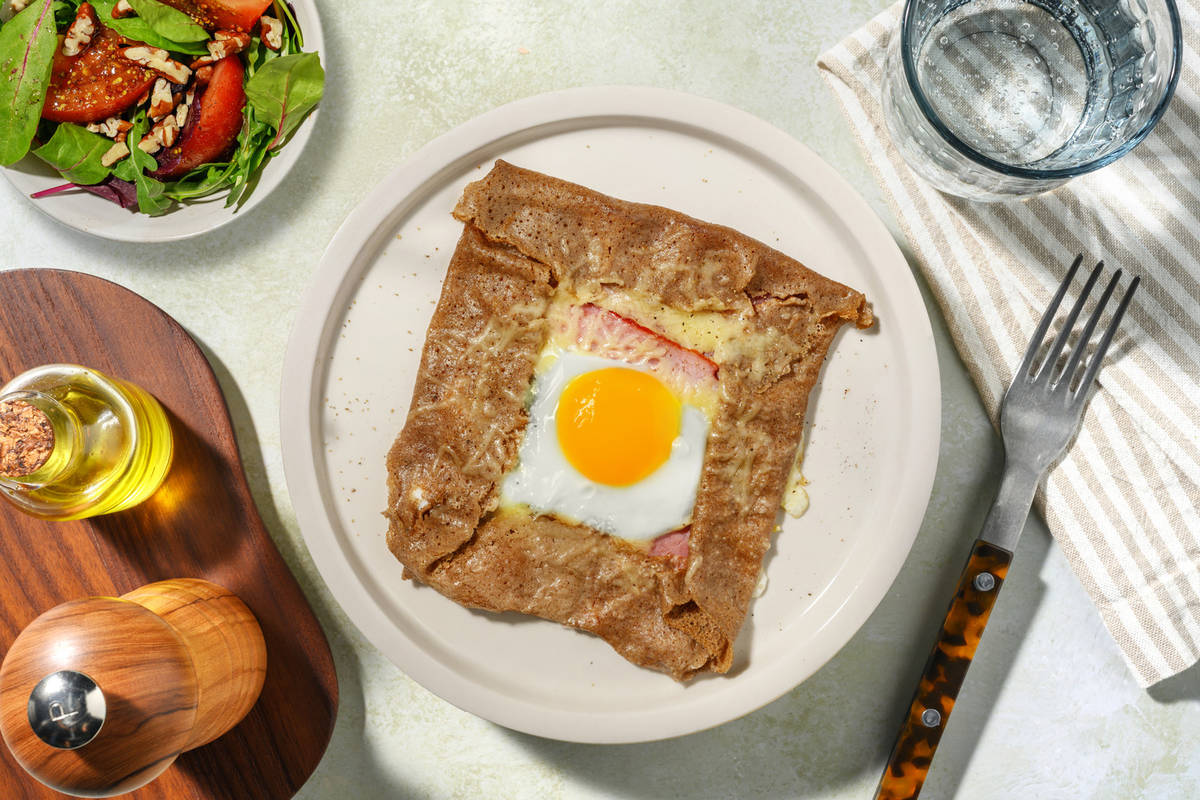 Galette complète au jambon & gouda