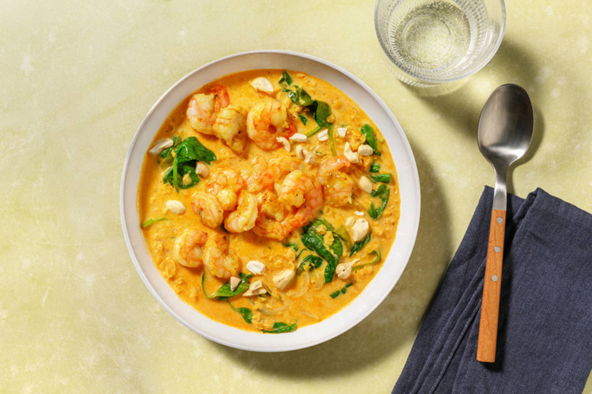 Dahl léger aux crevettes & lentilles corail