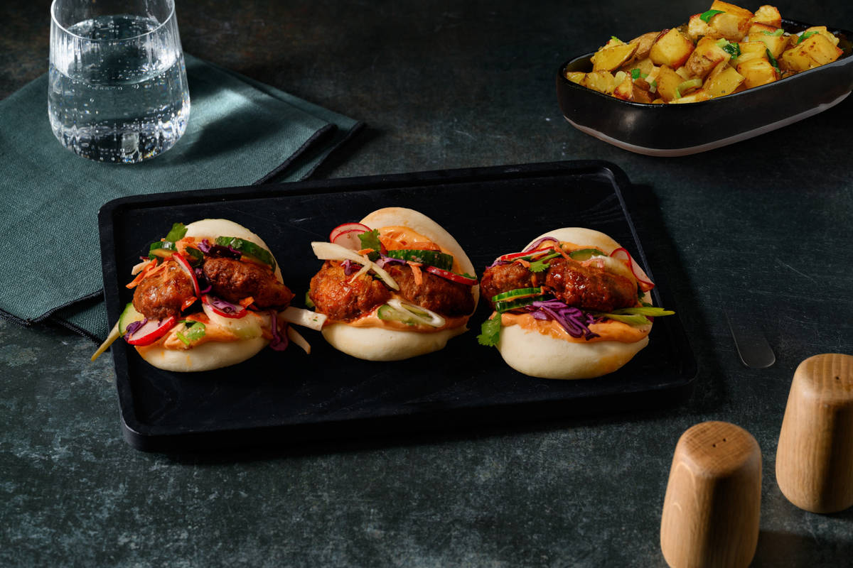 Sweet Chilli Beef Bao Buns