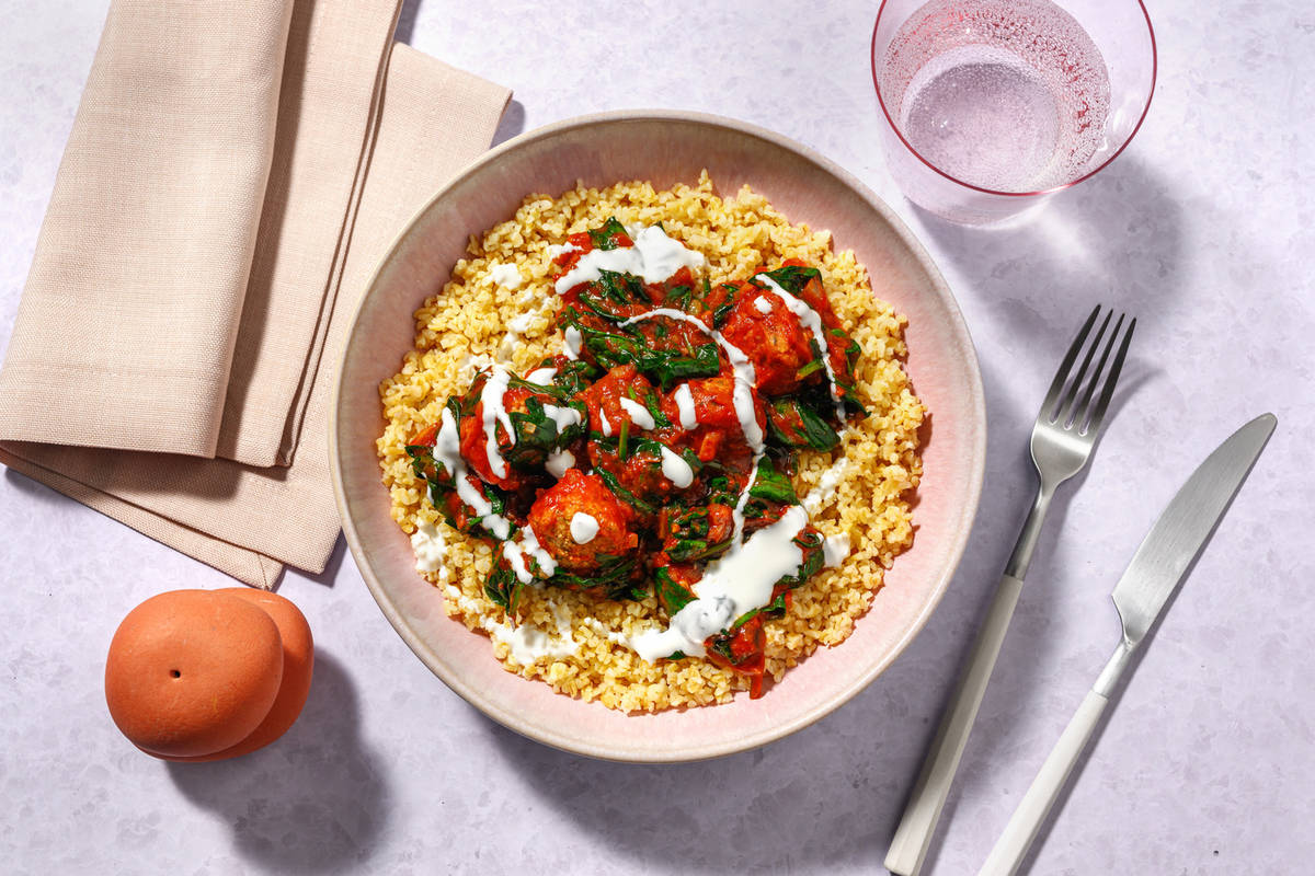 Falafels in Harissa Sauce