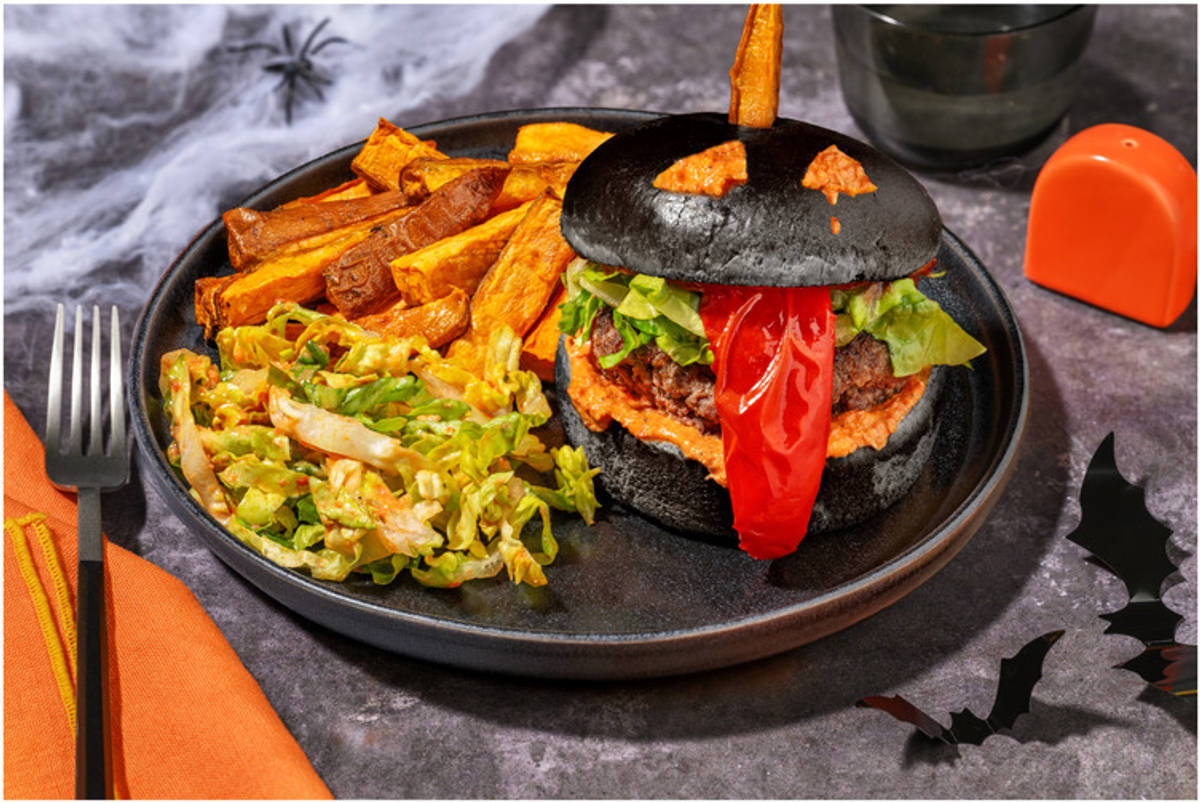 Hamburguesa de ternera terroríficamente deliciosa