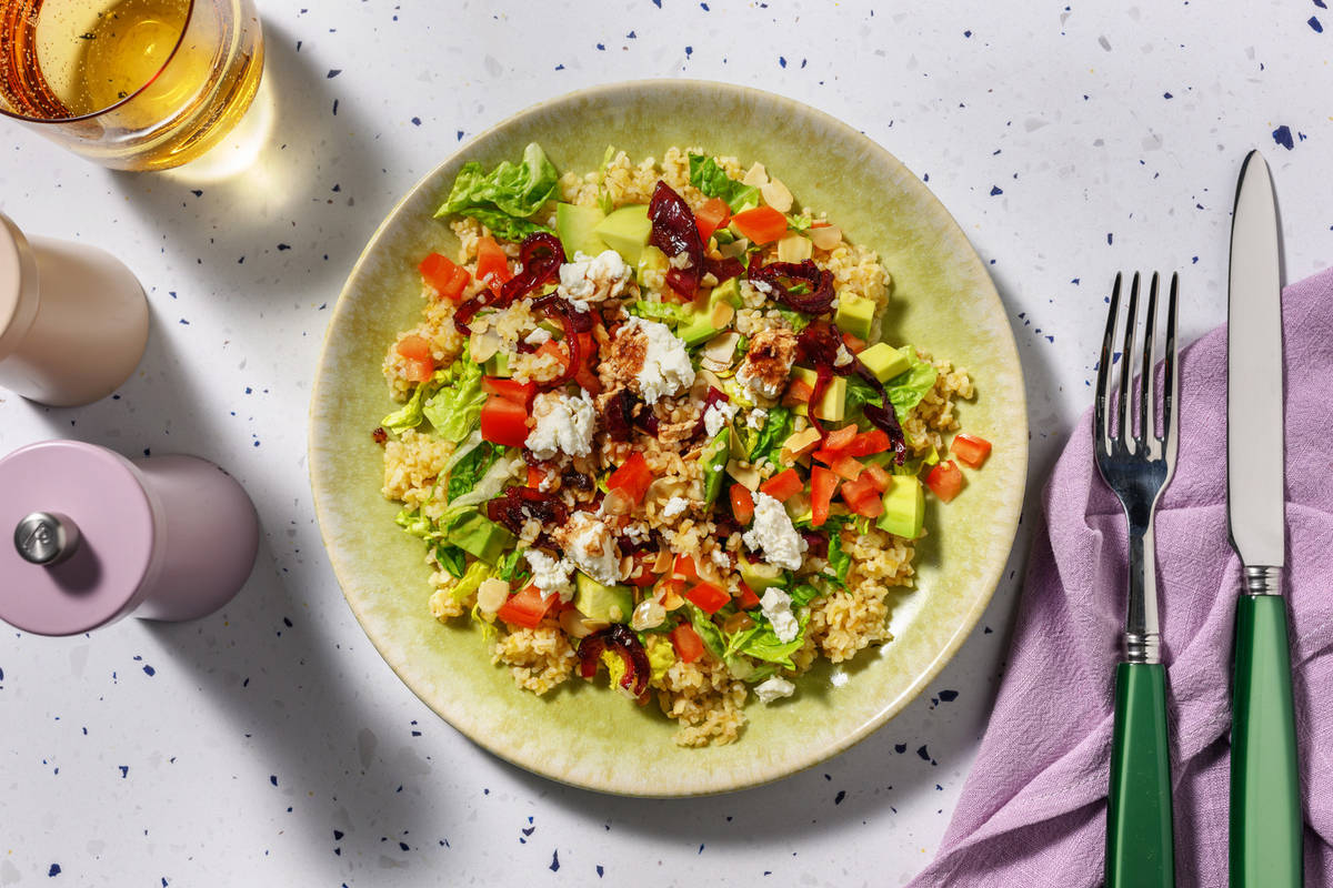 L'Orientale : boulgour, avocat & chèvre frais