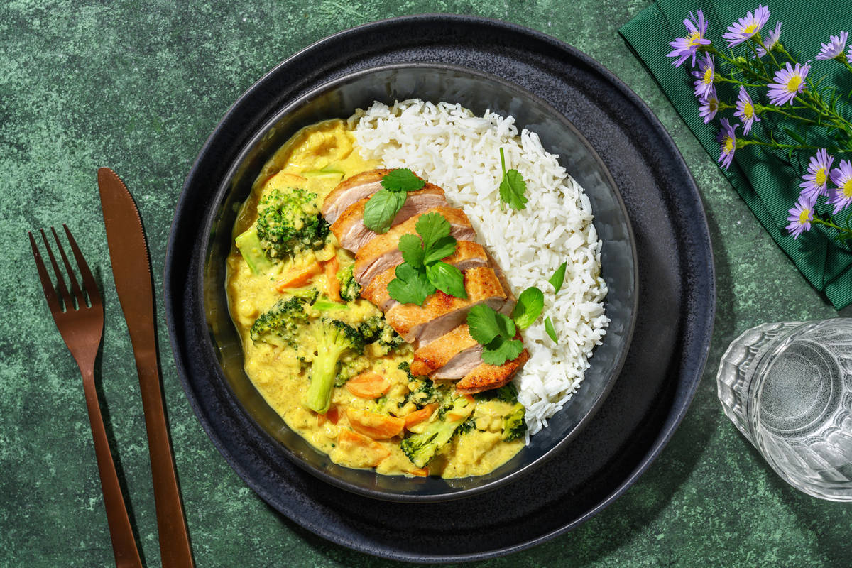 Filet de canette & golden curry