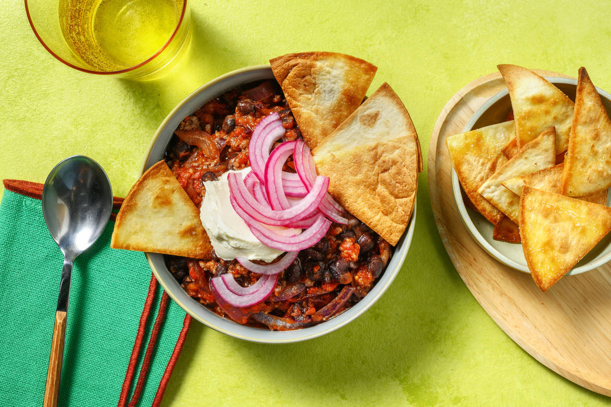 Le Végé: haché végétal & haricots à la texane