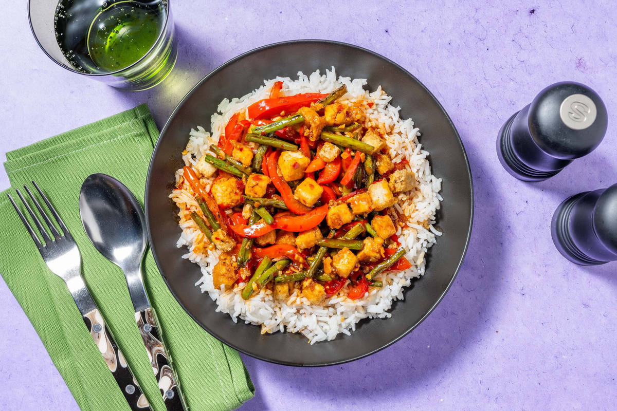 Sweet Sambal-Hoisin Chicken and Jasmine Rice
