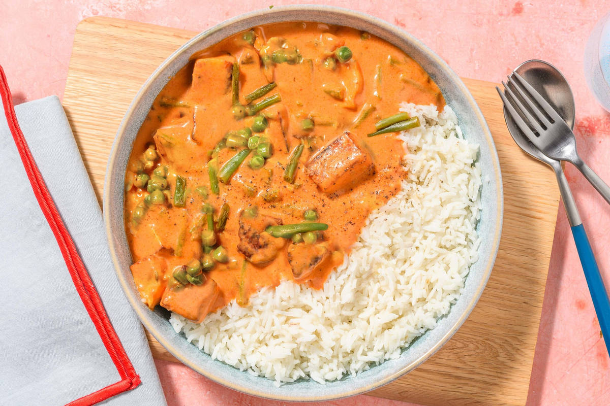 Halloumi and Mango Chutney Masala
