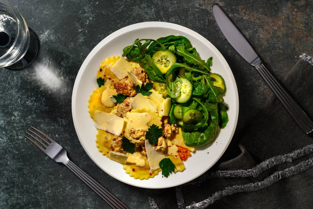 Deluxe Pork & Roast Pumpkin Ravioli