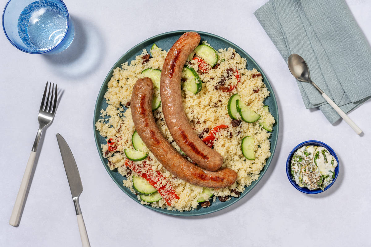 Merguez grillée & taboulé oriental express