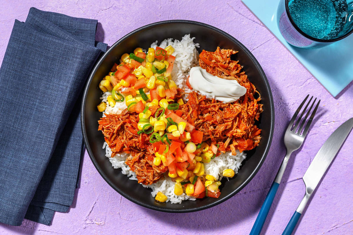 Mexicansk pulled pork-gryde