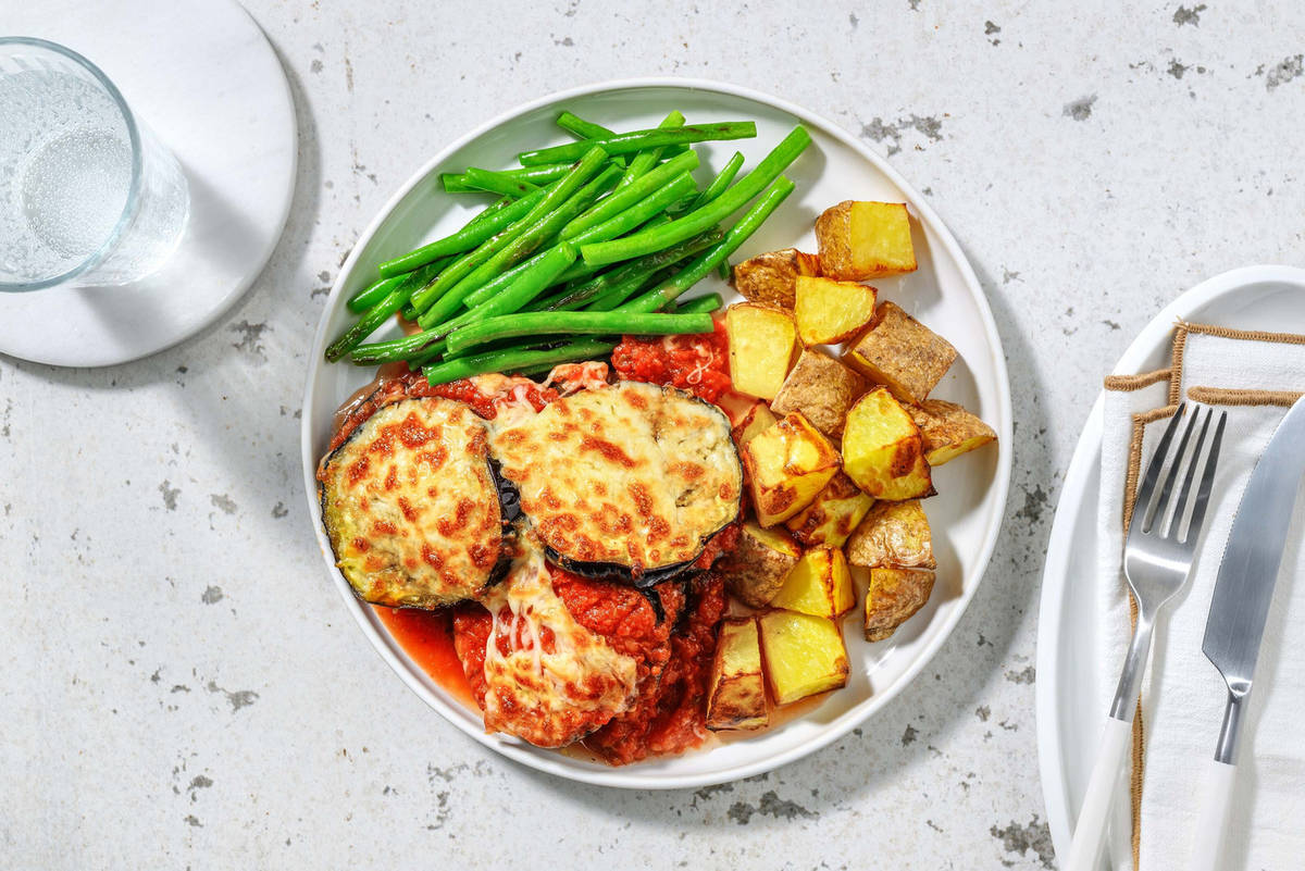 Cheesy Aubergine Parmigiana