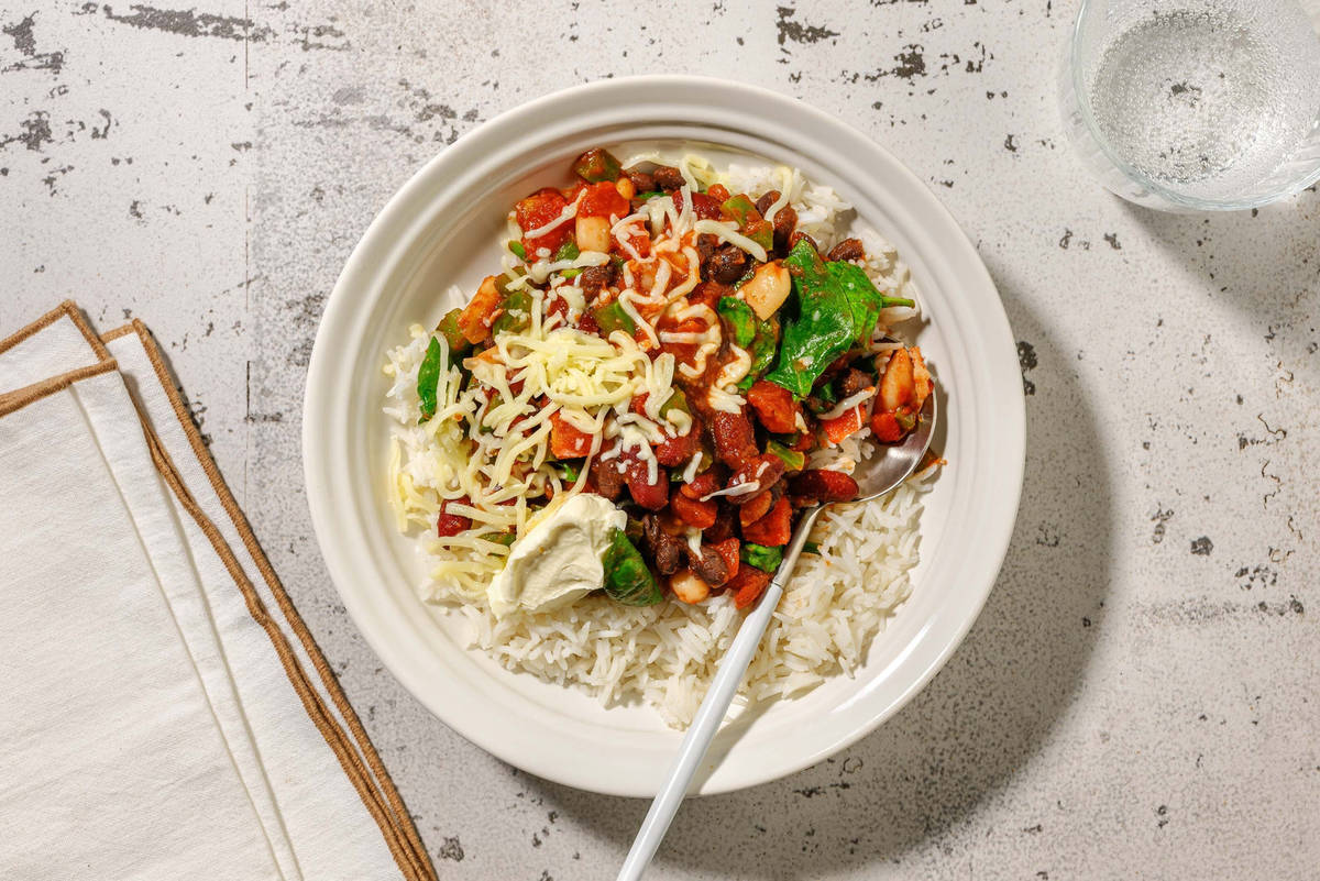 Speedy Veggie Beany Stew