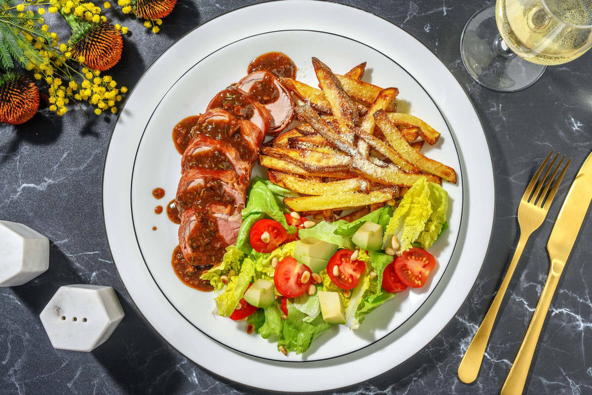 Prosciuttosvøpt svinefilet