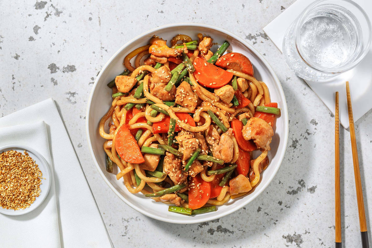 Bulgogi Chicken Udon Noodles