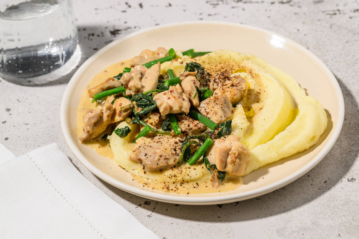 Creamy Honey and Mustard Double Chicken 