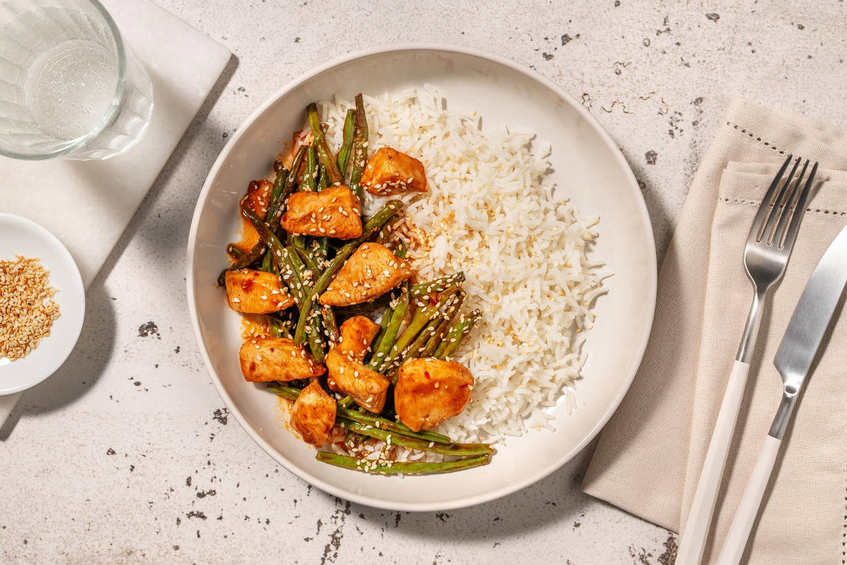 Easy Peasy Teriyaki Sambal Chicken Breast 