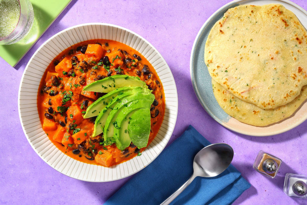 Karibischer Süsskartoffel-Kokos-Eintopf