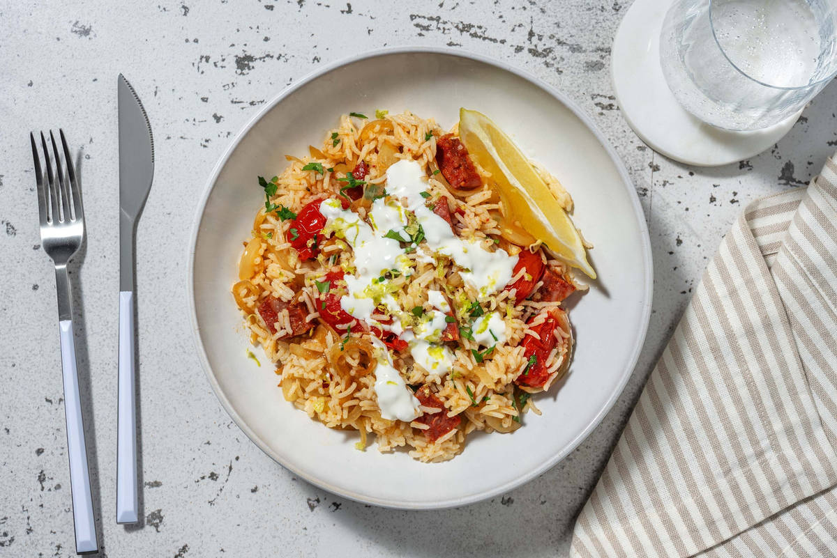 Cajun Chorizo Rice