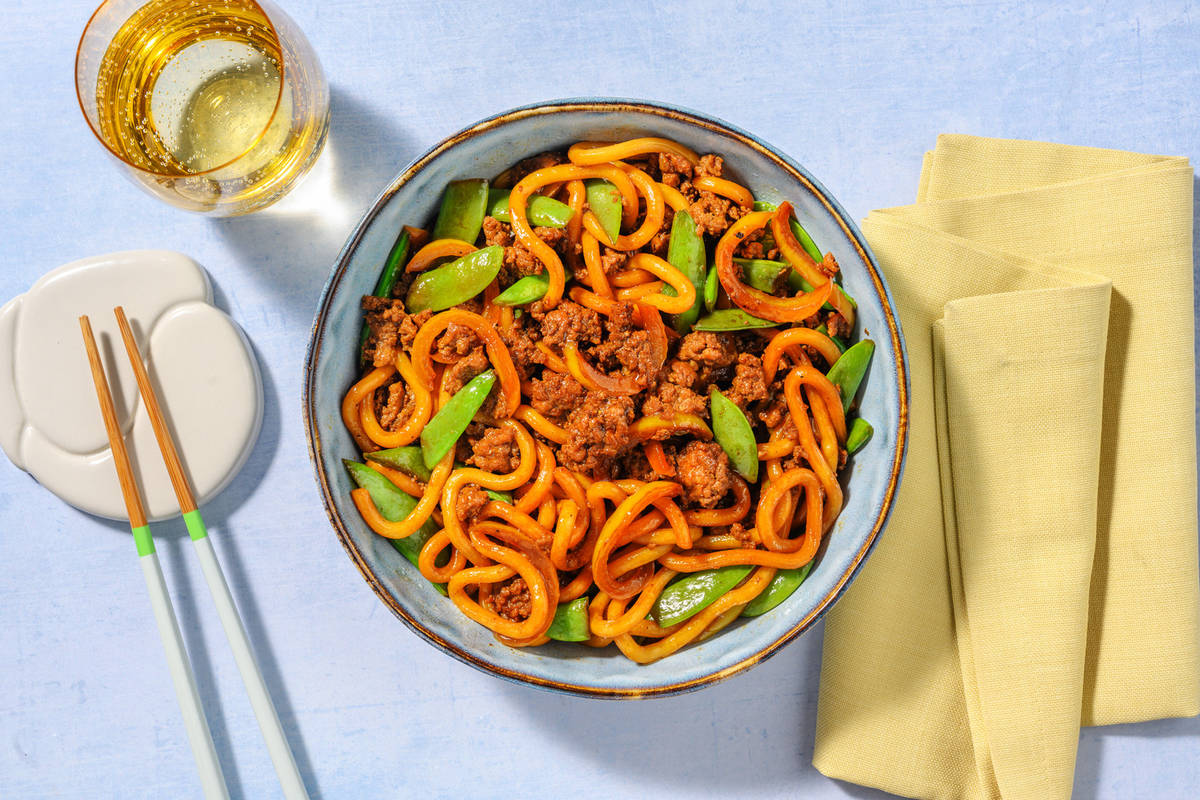 Super Speedy Lean Beef Udon